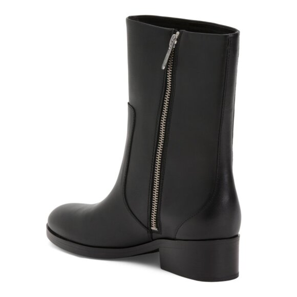 3.1 PHILLIP LIM Black Leather Lucien Boots - Picture 2 of 2